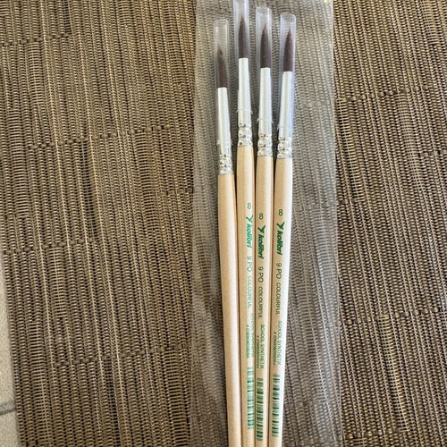 Kolibri 4 premium paintbrushes with soft bristles new