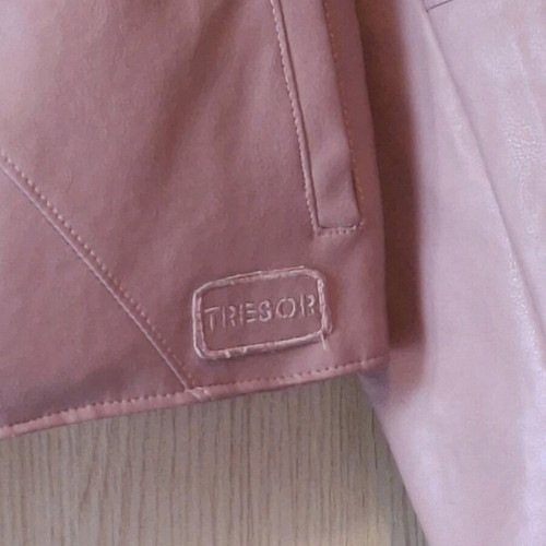 Tresor leather jacket pink like new, size M