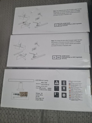 LED bathroom lamp new, suitable for mirror or cabinet mounting