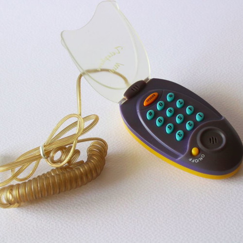 Mouse-shaped phone new wired