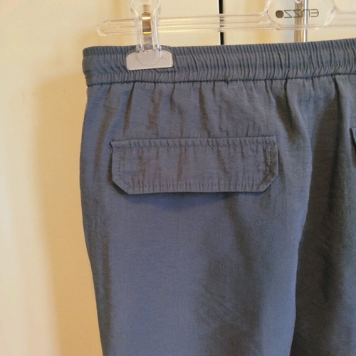 Zara gray wide-leg pants size S new modal fabric