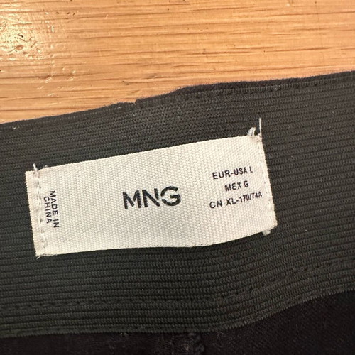 Mango pants black dark large used