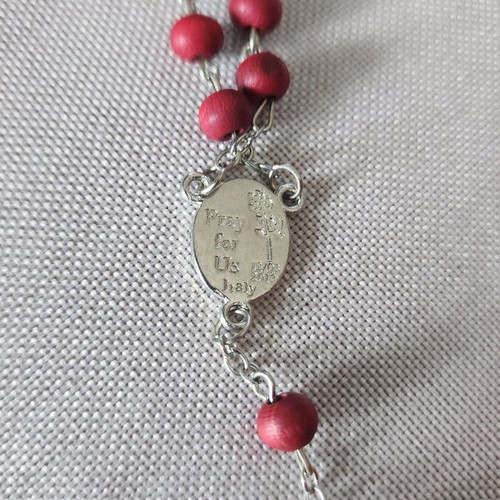 Rosary Papa Francesco new with aromatic beads from the Vatican