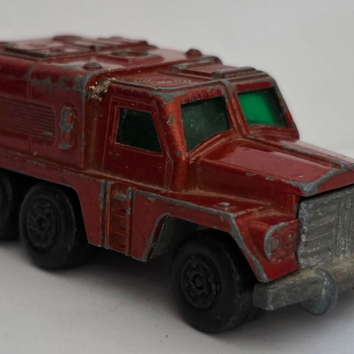 Matchbox Rolamatics Red No. 16 Badger 1973 toy car