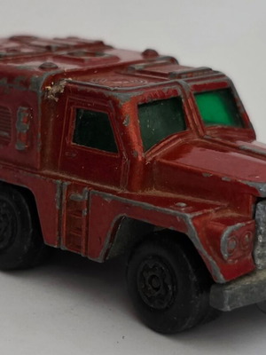 Matchbox Rolamatics Red No. 16 Badger 1973 toy car