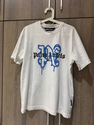 Palm Angels T-shirt like new, men's medium, white