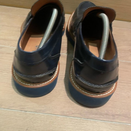 Italian men's moccasins like new, size 44, black