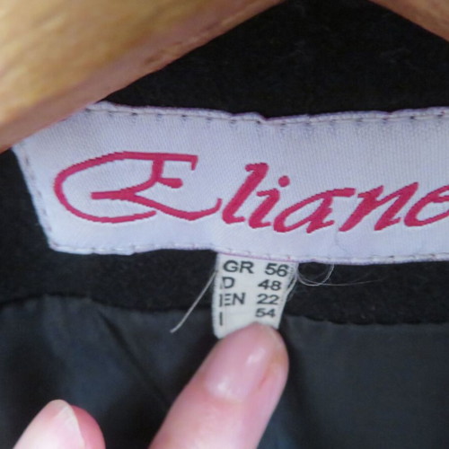 Women's black jacket like new, size GR 56