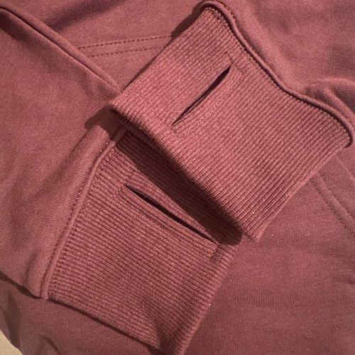 Men's Hoodie No Name XL Burgundy with Kangaroo Pocket