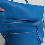 Desigual backpack used, blue with multiple compartments