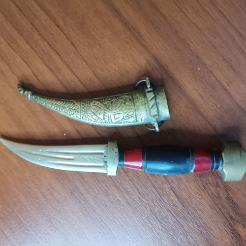 African Dagger with sheath used