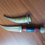 African Dagger with sheath used