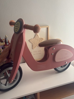 Little Dutch balance bike pink wooden new