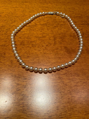 Vintage κολιέ με φυσικές πέρλες μεταχειρισμένο, μαργαριταρένιο