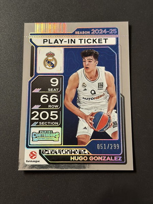 Real Madrid 3-card lot new from Panini Contenders Euroleague 2025-26