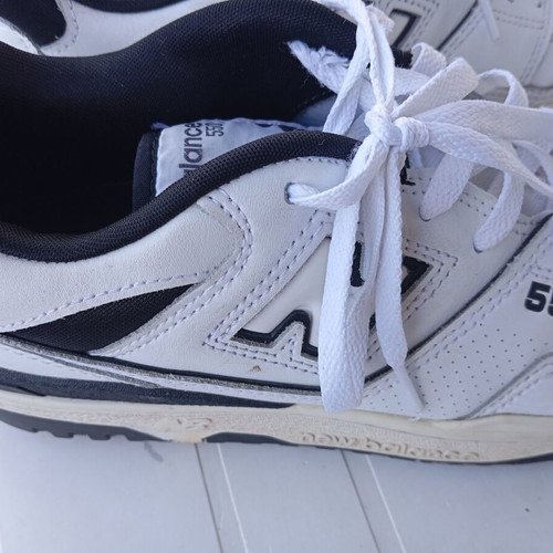 New Balance 550 sneakers size 42 used, white