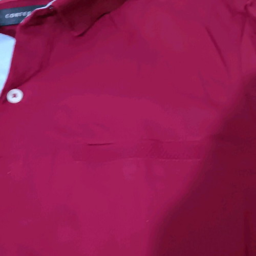 Polo shirt new, size S, loose fit, Cortefiel, red
