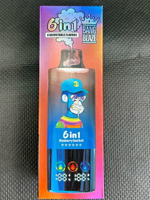 Vape 6 in 1 με 100k τζούρες και 6 ρυθμιζόμενες γεύσεις καινούργιο