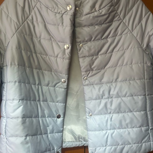 Quilted women's jacket like new, gray, size S