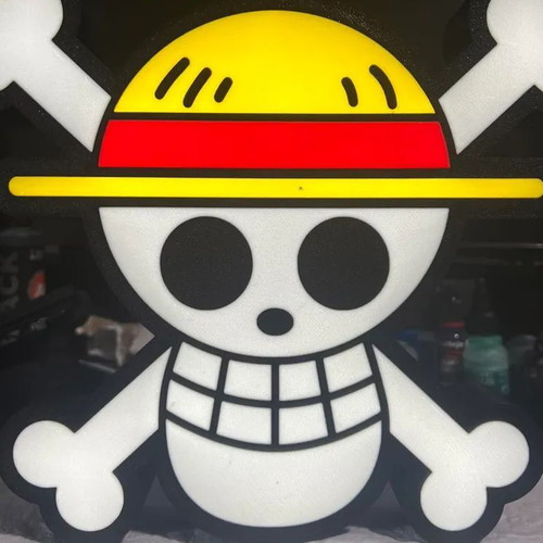 Light Box One Piece Straw Hat Pirates new 24x21cm