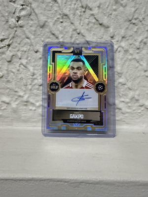 Gakpo 1/1 Liverpool Topps Gold κάρτα με αυτόγραφο σαν καινούργιο
