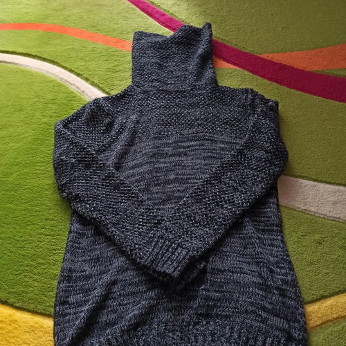 Wool sweater from Italy used, gray, size S