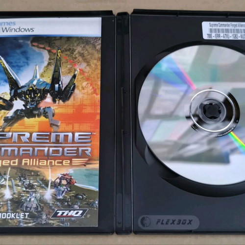 Supreme Commander Forged Alliance PC DVD like new