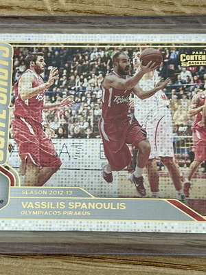 Vassilis Spanoulis Panini Euroleague Suite Shots card 2025-26 Olympiacos