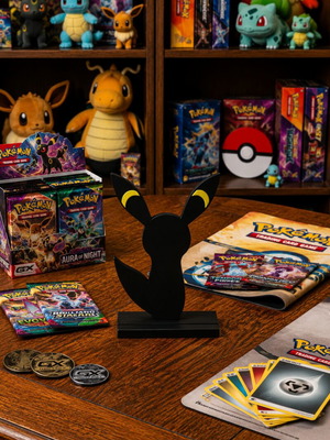 Pokemon TCG Umbreon Stand Display new, eco-friendly plastic