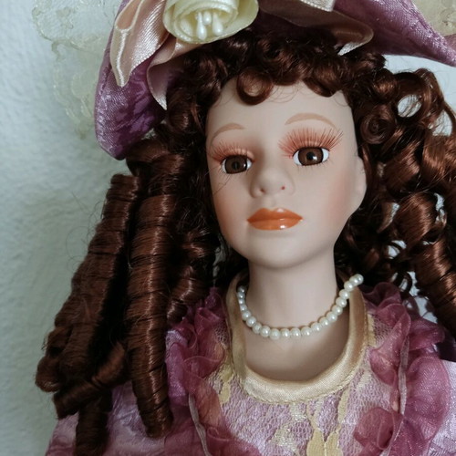 Porcelain doll used 40cm