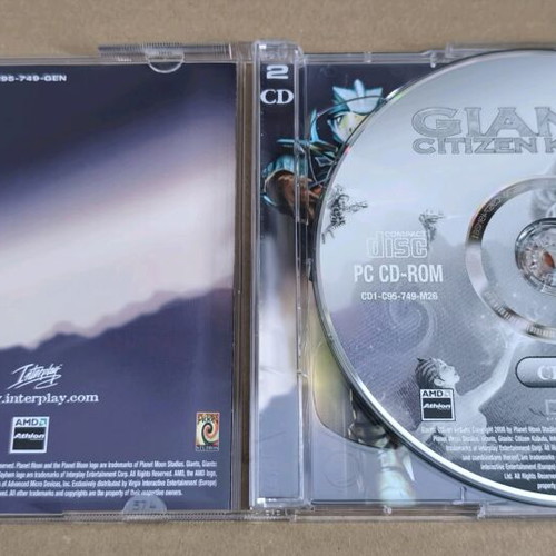 Giants : Citizen Kabuto PC CD-ROM like new, Big Box
