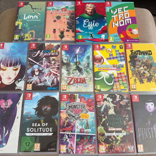 Nintendo Switch game bundle of 21 titles, complete set