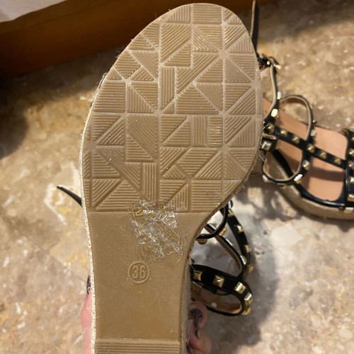 Platform shoes black size 37 unused