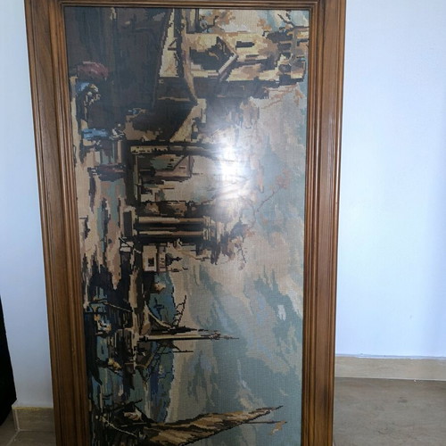 Embroidered painting new 1.12x0.64 meters