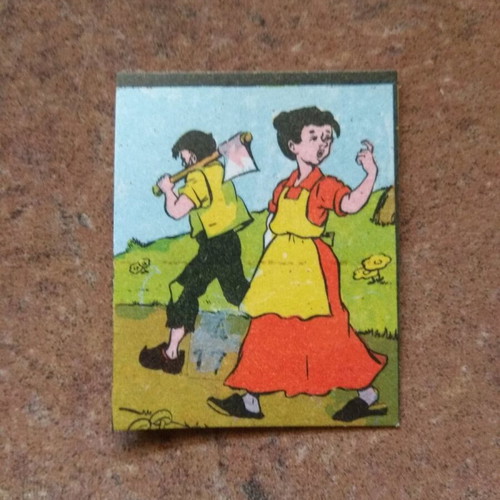 Lithograph collectible card A17 from Hansel & Gretel - Phlebotomos series new