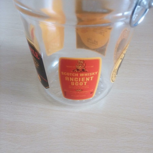 Vintage Scotch & Irish Whiskey Advertising Ice Bucket like new