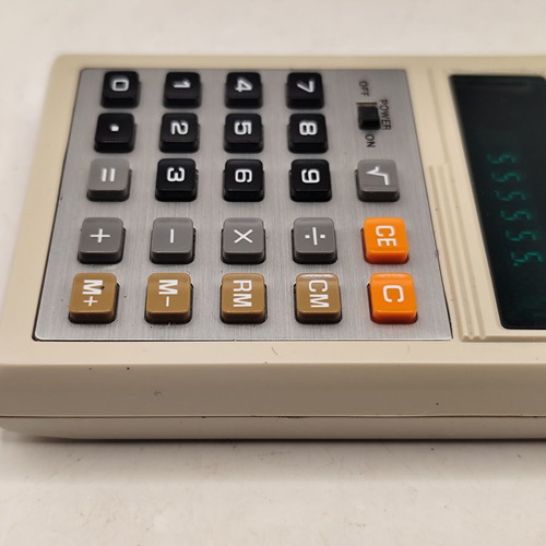 Vintage calculators, 1970s, set of 2