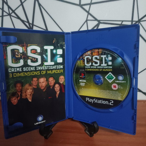 CSI PlayStation 2 game used with manual