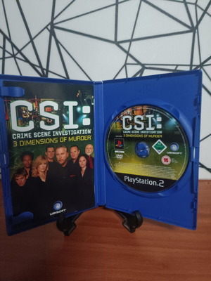CSI PlayStation 2 game used with manual
