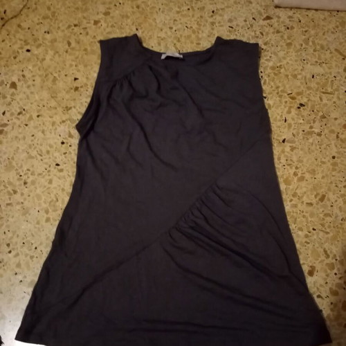 Regalinas cotton blouse new, gray, size small