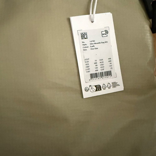 Rains crossbody bag new, waterproof, soft khaki color