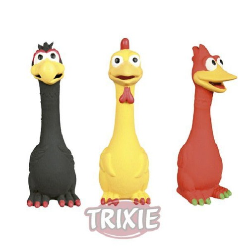 Trixie rubber bird toy 20cm with realistic sound new
