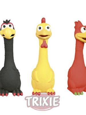 Trixie rubber bird toy 20cm with realistic sound new