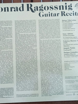 Βινύλιο Konrad Ragossnig Guitar Recital σαν καινούργιο