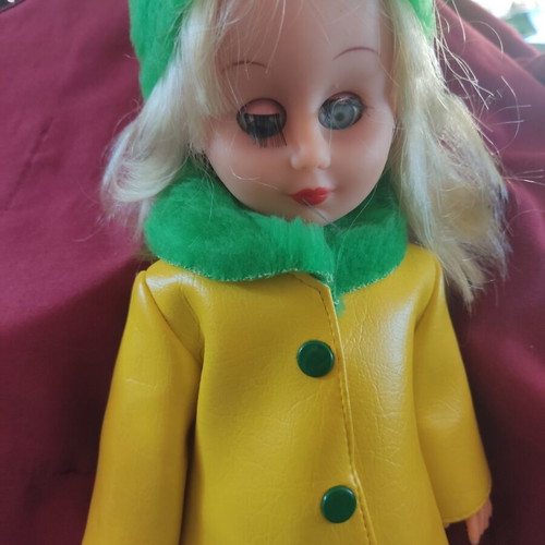 El Greco doll used, vintage 70s, 40 cm