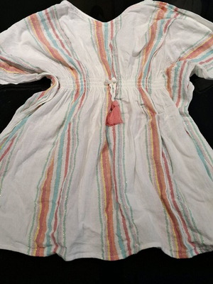 Zara poncho for girl 8 years used multicolor