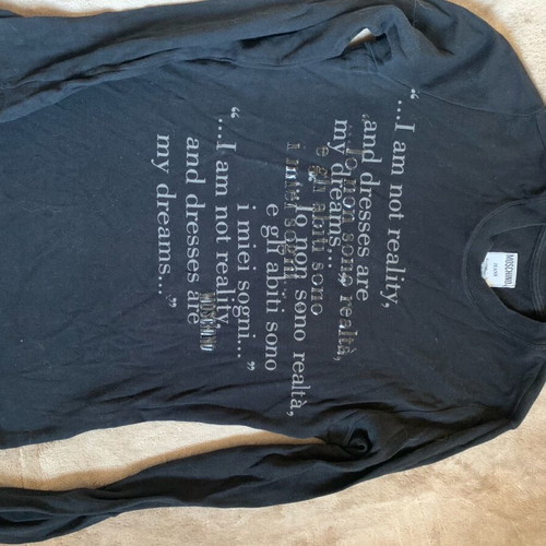 Moschino blouse used, size s/m