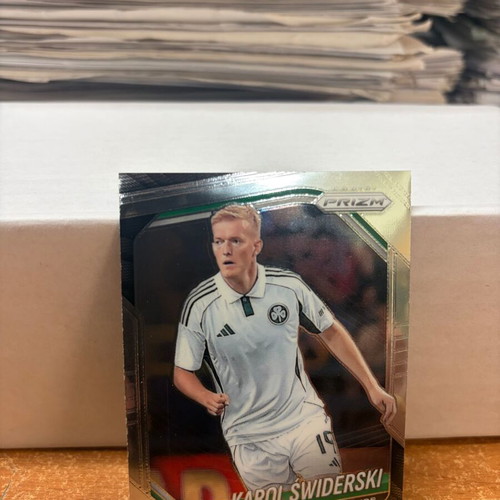 2025-26 Panini Prizm Fifa Karol Swiderski base card new - Panathinaikos