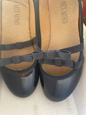Mix Mind patent leather ballerinas size 32, dark blue