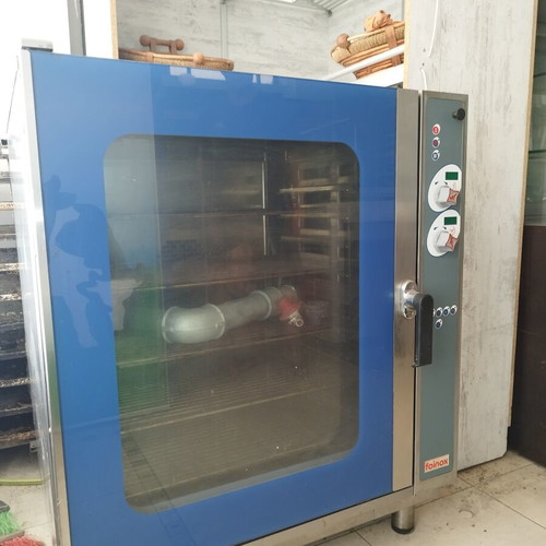 Italian gas convection oven like new, 10 trays 60x40